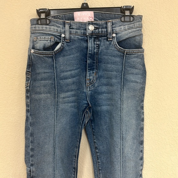 Revice womans star bottom straight skinny Jean size 27 - Picture 4 of 7